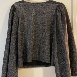Express - long sleeve- silver shirt